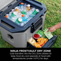 Ninja FB131UKGY FrostVault 30QT/28L Hard Cooler with Dry Zone - Slate Grey
