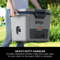 Ninja FB131UKGY FrostVault 30QT/28L Hard Cooler with Dry Zone - Slate Grey