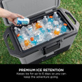 Ninja FB151UKGY FrostVault 50QT/47L Hard Cooler with Dry Zone - Slate Grey