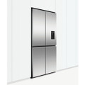 Fisher & Paykel RF605QNUVX1 90.5cm Quad Door Frost Free Fridge Freezer - Stainless Steel