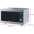 IG3095 Igenix 30L Digital Combi Microwave Airfryer 1000W