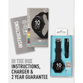 RA22-2182 Series 22 Black Silicone Strap Smart Watch