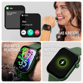 RA40-2212 Series 40 Amoled Forest Green Silicone Smart Watch