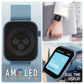 RA40-2213 Series 40 Amoled Denim Blue Silicone Smart Watch