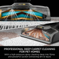 Shark EX300UK CarpetXpert Carpet Cleaner with Built-In Stain Striker - Charcoal & Fuchsia