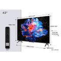 TCL 43V6C-UK 43" 4K Direct LED HDR Google TV