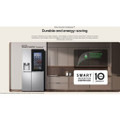 LG GSXE91BSAD Side By Side 91.3cm Non Plumbed - Fridge Freezer - Brushed Steel
