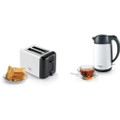 Bosch TAT3P421GB 2 Slice Toaster - White