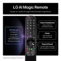 OLED83G54LW.AEK 2025 LG G5 83" OLED Evo AI 4K Smart TV - Wallmounted