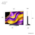 OLED48G56LS.AEK 2025 LG G5 48" OLED Evo AI 4K Smart TV - Stand