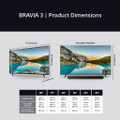 K43S38BP.UKA 2025 Sony 43" S38BP 4K Bravia 3 LED HDR Google TV