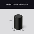 SARS8.CEJ Sony SARS8 Home Theatre - Wireless Rear Speakers - Blac
