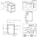 AEG CCX6530ACM 60cm Double Oven Electric Cooker with Ce