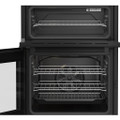 Beko EDC6731K 60cm Double Oven Electric Cooker with Vit
