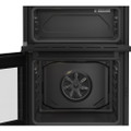 Beko EDC6731K 60cm Double Oven Electric Cooker with Vit