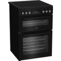 Beko EDC6731K 60cm Double Oven Electric Cooker with Vit