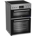 Beko EDC6731S 60cm Double Oven Electric Cooker with Vit