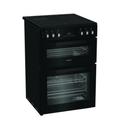 Hotpoint HDE6VDC2B1 60cm Double Oven Electric Cooker wi