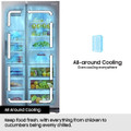 Samsung RS57DG400EM9EU 91cm  Frost Free American Fridge