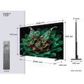 TCL 115C7K-UK 115" 4K QD-Mini LED UHD Smart Google TV