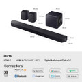 HW-Q990F-XU 2025 Samsung Q990F 11.1.4ch Q-Series Soundbar with Subw