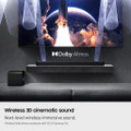 HW-Q990F-XU 2025 Samsung Q990F 11.1.4ch Q-Series Soundbar with Subw