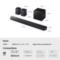 HW-Q930F-XU 2025 Samsung Q930F 9.1.4ch Q-Series Soundbar with Subwo
