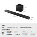 HW-QS700F-XU 2025 Samsung QS700F 3.1.2ch Q-Series Soundbar with Subw