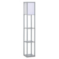 833-623V70GY 3 Tier - Shelving Floor Lamp - Grey