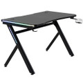 836-207 Simple Gaming Desk - Blk Steel Enforced 836-207 Simple Gaming Desk - Blk Steel Enforced