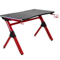 836-229V01RD LED Colour Changing - Gaming Desk - Red Steel Enforced 836-229V01RD LED Colour Changing - Gaming Desk - Red Steel Enforced