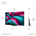 OLED83C54LA- 2025 LG C5 83" OLED Evo AI 4K Smart TV