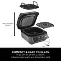 Ninja EG351UK Grill & Air Fryer - Black/Silver