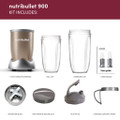 Nutribullet NBLP9 900 Series Blender - Champagne