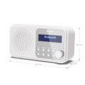 Sharp DR-P420WH Tokyo Portable Digital Radio - White