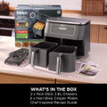 Ninja DZ300UK 7.6 litre 6-in-1 Dual Zone Air Fryer - Gu