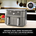 Ninja DZ400UK 9.5 litre MAX 6-in-1 Dual Zone Air Fryer