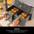 Ninja DZ400UK 9.5 litre MAX 6-in-1 Dual Zone Air Fryer