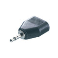 41064 Vivanco 3.5mm Plug to 2 x 3.5mm Stereo