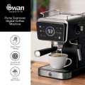 Swan SK22113BLK Espresso Coffee Machine - Black