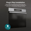 Hisense BI622AXPGUK 59.5cm Built In Electric Single Ove