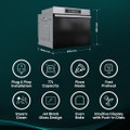 Hisense BI622AXPGUK 59.5cm Built In Electric Single Ove