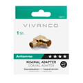 48077 Vivanco Right Angled Aerial Adapter