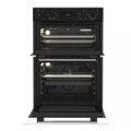 DIH10DB Hotpoint DIH 10D B 59.4cm Built In Electric Fan Double Oven - Black
