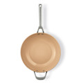 Ninja CW90928UK ExtendedLife Ceramic 28cm Wok - Apricot