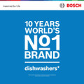 Bosch SMH4HVX14G Series 4 Integrated Dishwasher - 14 Pl
