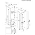 AEG NSC6L18ZES 54.6cm 70/30 Built In Low Frost Fridge F