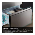 Haier HTR3518ENMWK 60/40 Total Frost Free Fridge Freeze