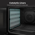 Hisense HDCEC5C10B 50cm Double Oven Electric Cooker wit
