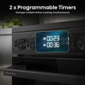 Hisense HDCEC5C10B 50cm Double Oven Electric Cooker wit